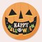 Big Dot of Happiness 25 Ct Jack-O'-Lantern Happy Halloween Drink Coasters, 4-Inch Disposable Round Paper Coasters, Cup Mats for Table Beverages